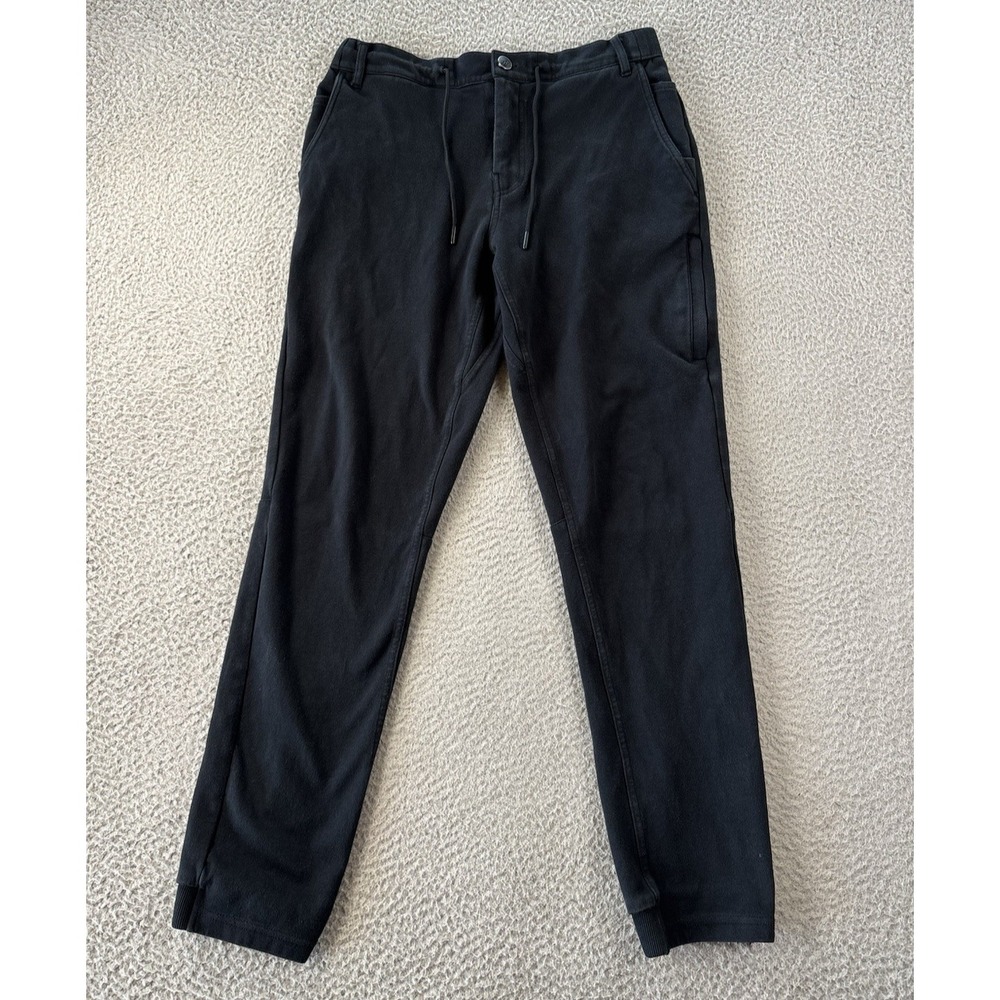 686 Mens Everywhere Performance Pants Mens Medium Black Slim Jogger Double Knit